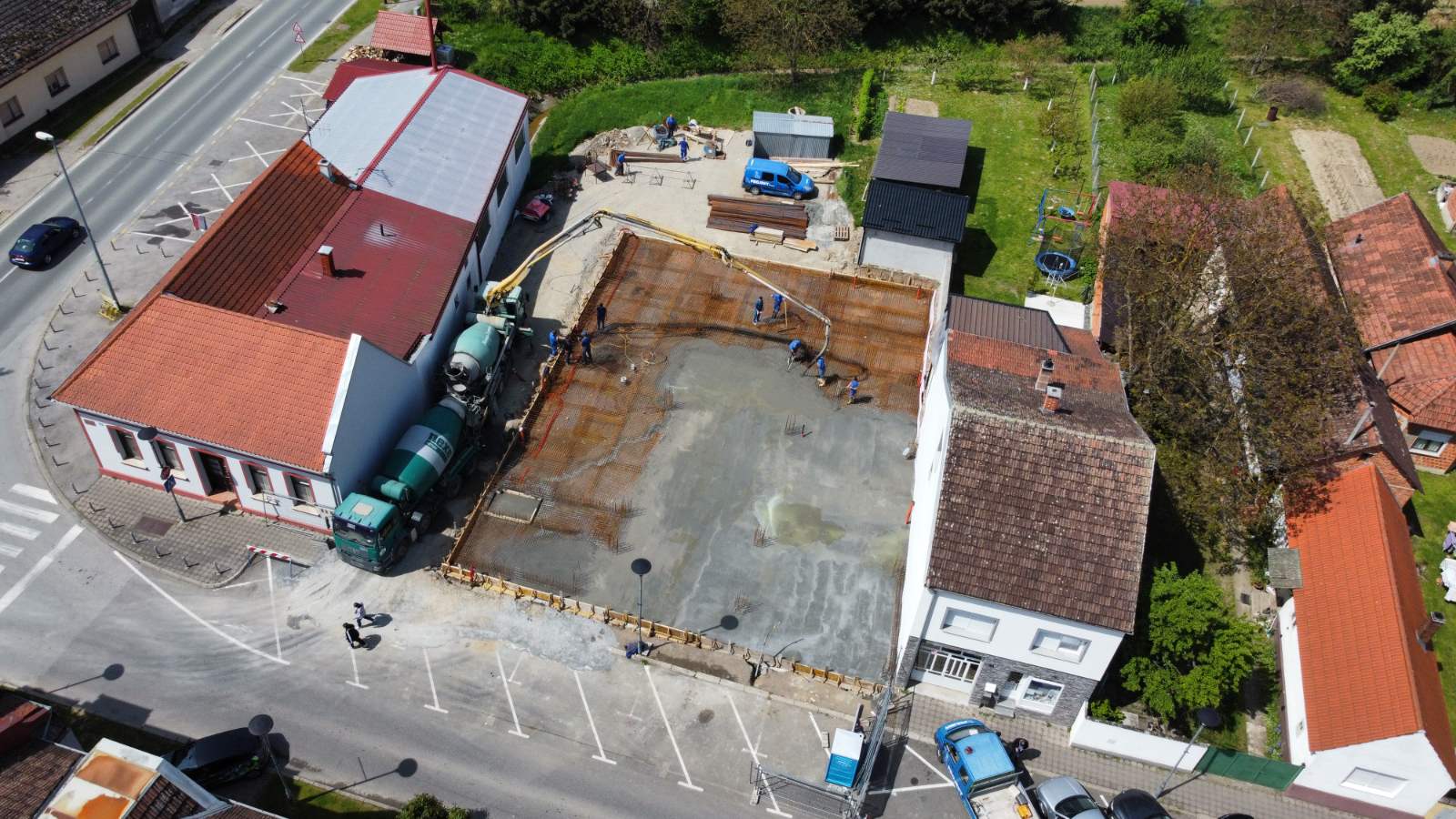 Zračni snimak gradilišta L Projekta